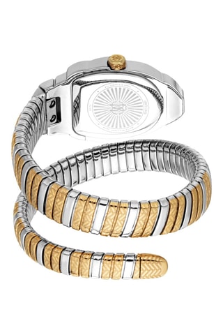 Montre à quartz en acier - Doré et argenté