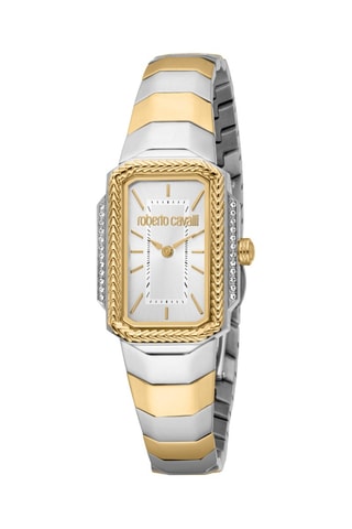 Montre à quartz en acier - Argenté et doré