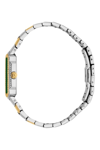 Montre à quartz en acier - Argenté et doré