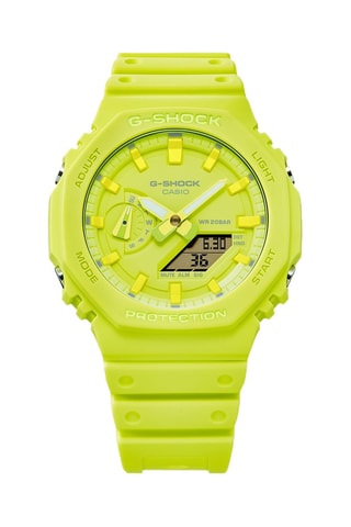 Montre G-Shock à quartz en résine - Chronomètre - Jaune