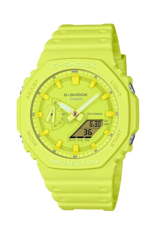 Montre G-Shock à quartz en résine - Chronomètre - Jaune