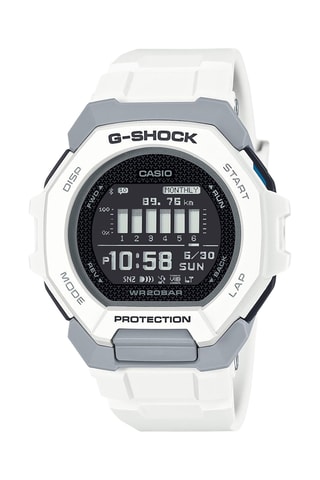 Montre G-Shock à quartz en résine - Chronomètre - Blanc et gris