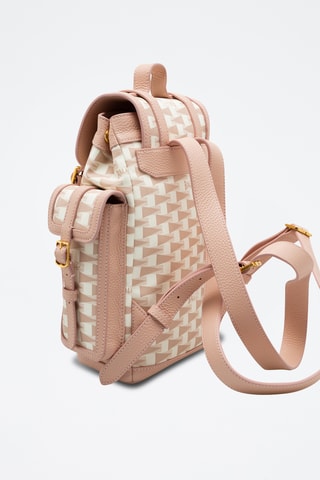 Sac à dos en cuir - Rose