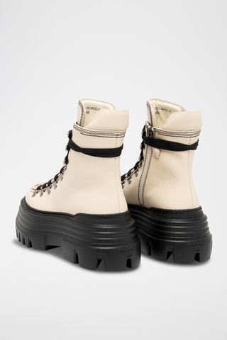 Bottines en cuir - Beige