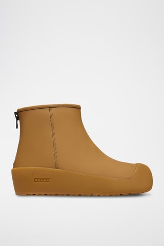 Bottines en cuir - Camel