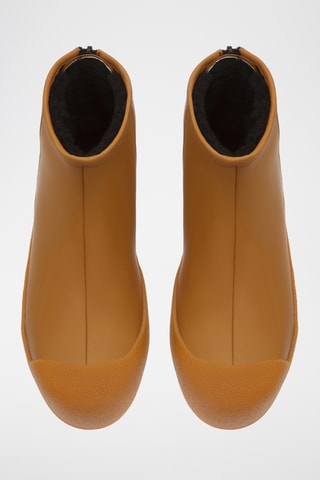 Bottines en cuir - Camel