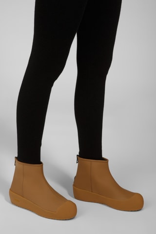 Bottines en cuir - Camel