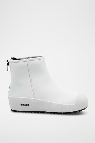 Bottines en cuir - Blanc
