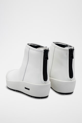 Bottines en cuir - Blanc