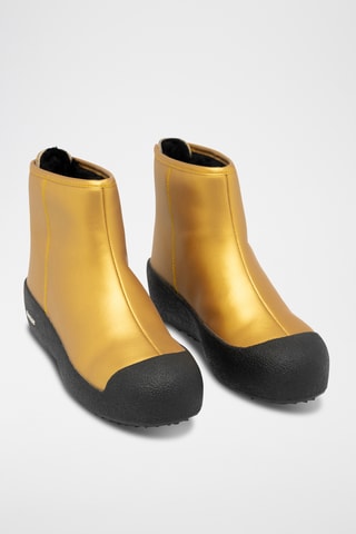 Bottines en cuir - Jaune