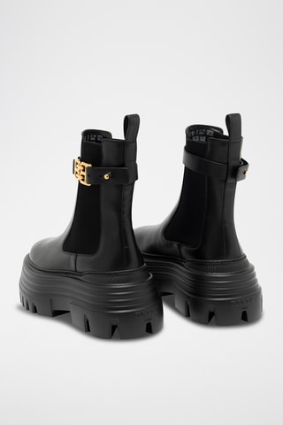 Bottines en cuir - Noir