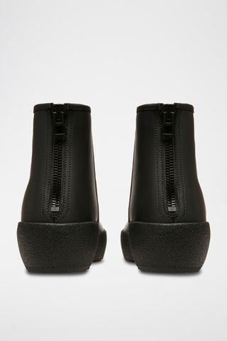 Bottines en cuir - Noir