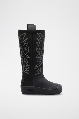 Boots en cuir - Noir
