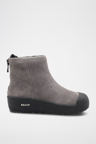 Bottines en cuir - Gris