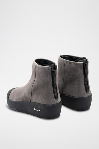 Bottines en cuir - Gris
