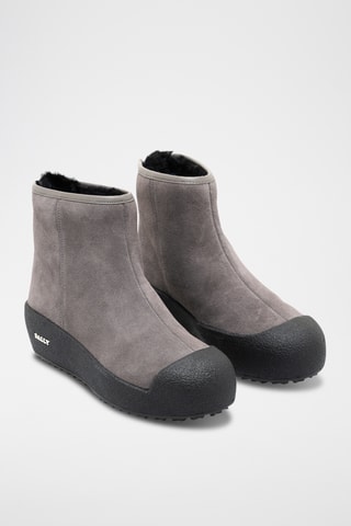 Bottines en cuir - Gris