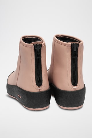 Bottines en cuir - Beige