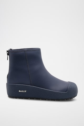 Bottines en cuir - Bleu marine