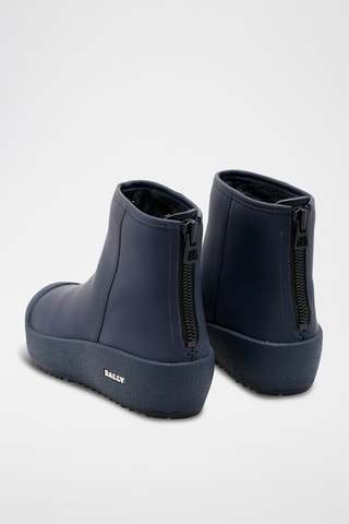 Bottines en cuir - Bleu marine