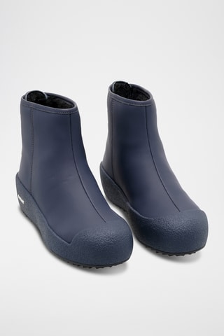 Bottines en cuir - Bleu marine