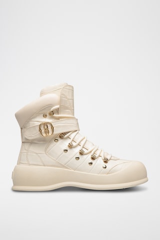 Bottines en cuir - Beige