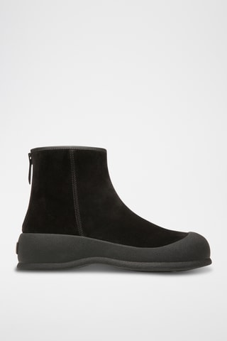 Bottines en cuir - Noir