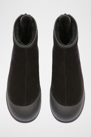 Bottines en cuir - Noir