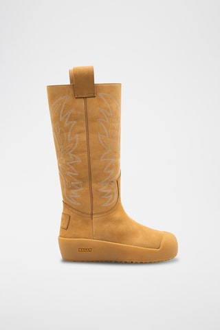 Boots en cuir - Camel