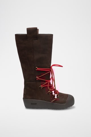 Boots en cuir - Marron