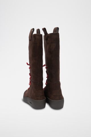 Boots en cuir - Marron