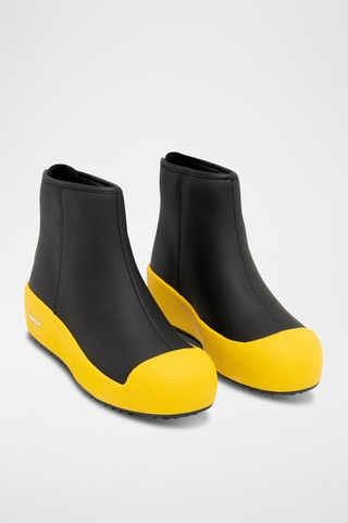 Bottines en cuir - Noir