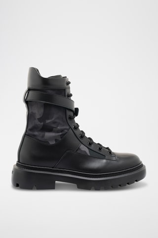 Boots en cuir - Noir