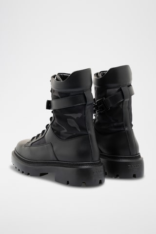 Boots en cuir - Noir