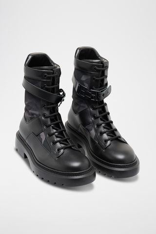 Boots en cuir - Noir