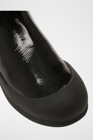 Bottines en cuir - Noir