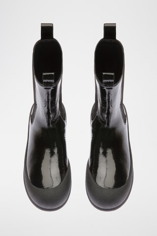 Bottines en cuir - Noir