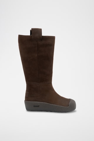 Boots en cuir - Marron