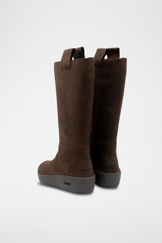 Boots en cuir - Marron