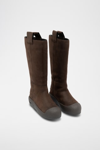 Boots en cuir - Marron