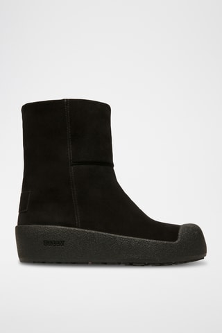 Bottines en cuir - Noir