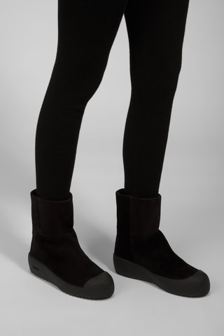 Bottines en cuir - Noir