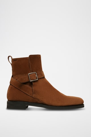 Bottines en cuir - Marron