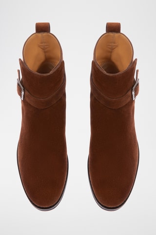 Bottines en cuir - Marron