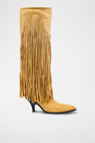 Boots en cuir - Vieux jaune