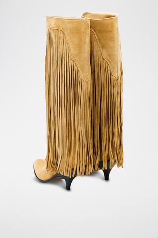 Boots en cuir - Vieux jaune