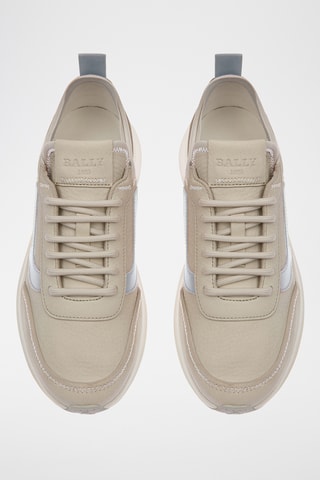 Sneakers en cuir - Beige