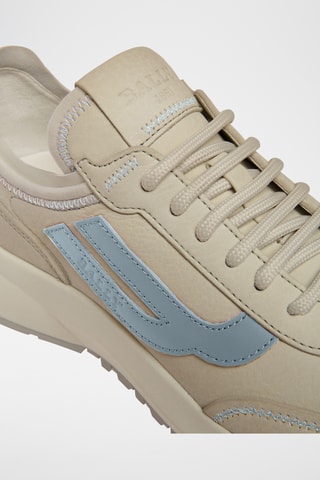 Sneakers en cuir - Beige