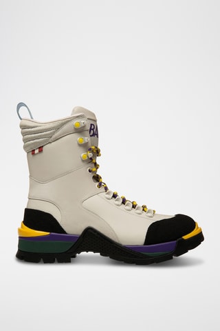 Bottines en cuir - Blanc