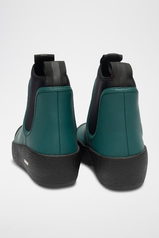 Bottines en cuir - Bleu vert