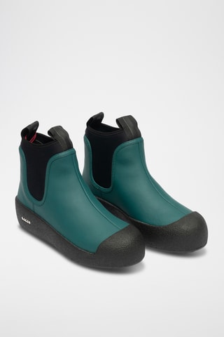 Bottines en cuir - Bleu vert